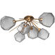 Gem 6 Light 33.10 inch Flush Mount