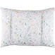 Aria 26 X 20 inch White, Ivory, Medium Gray Standard Sham