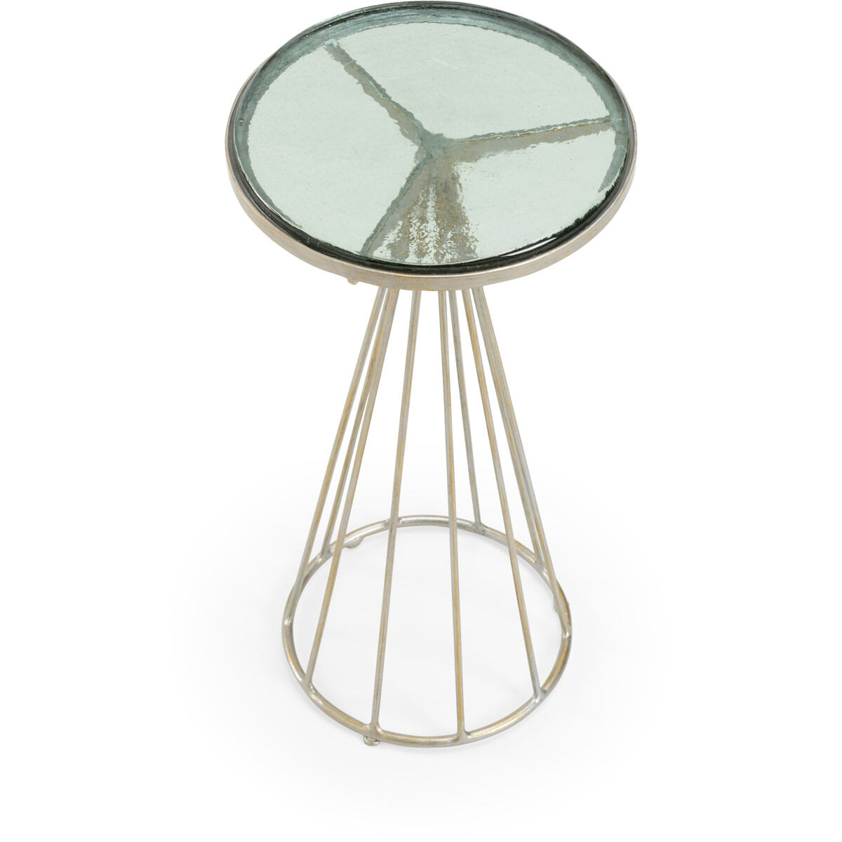 Wildwood 22 X 11 inch Green/Antique Silver Drinks Table