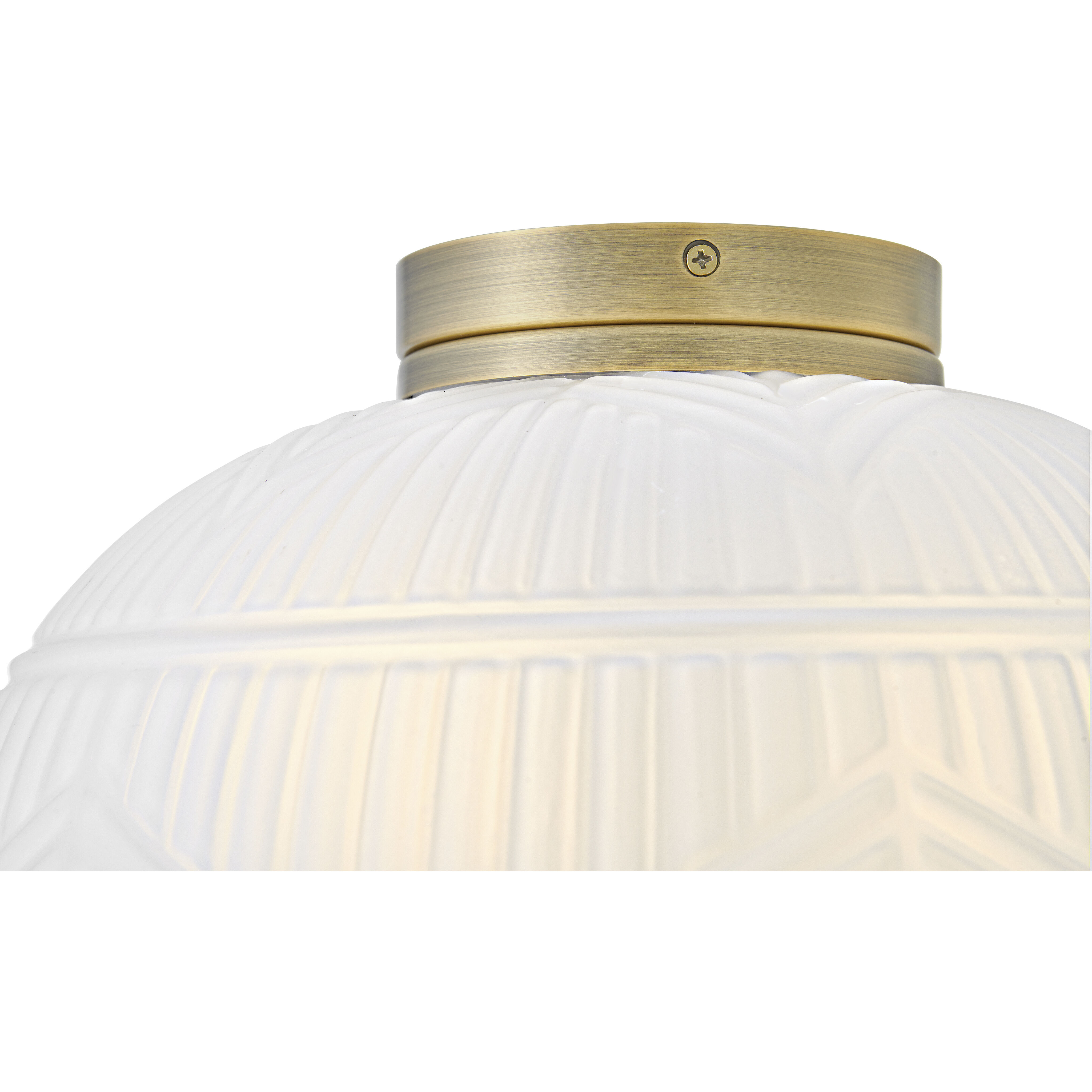 Lisa McDennon Devon 2 Light 13.25 inch Lacquered Brass Foyer Ceiling Light, Ceiling, Flush Mount