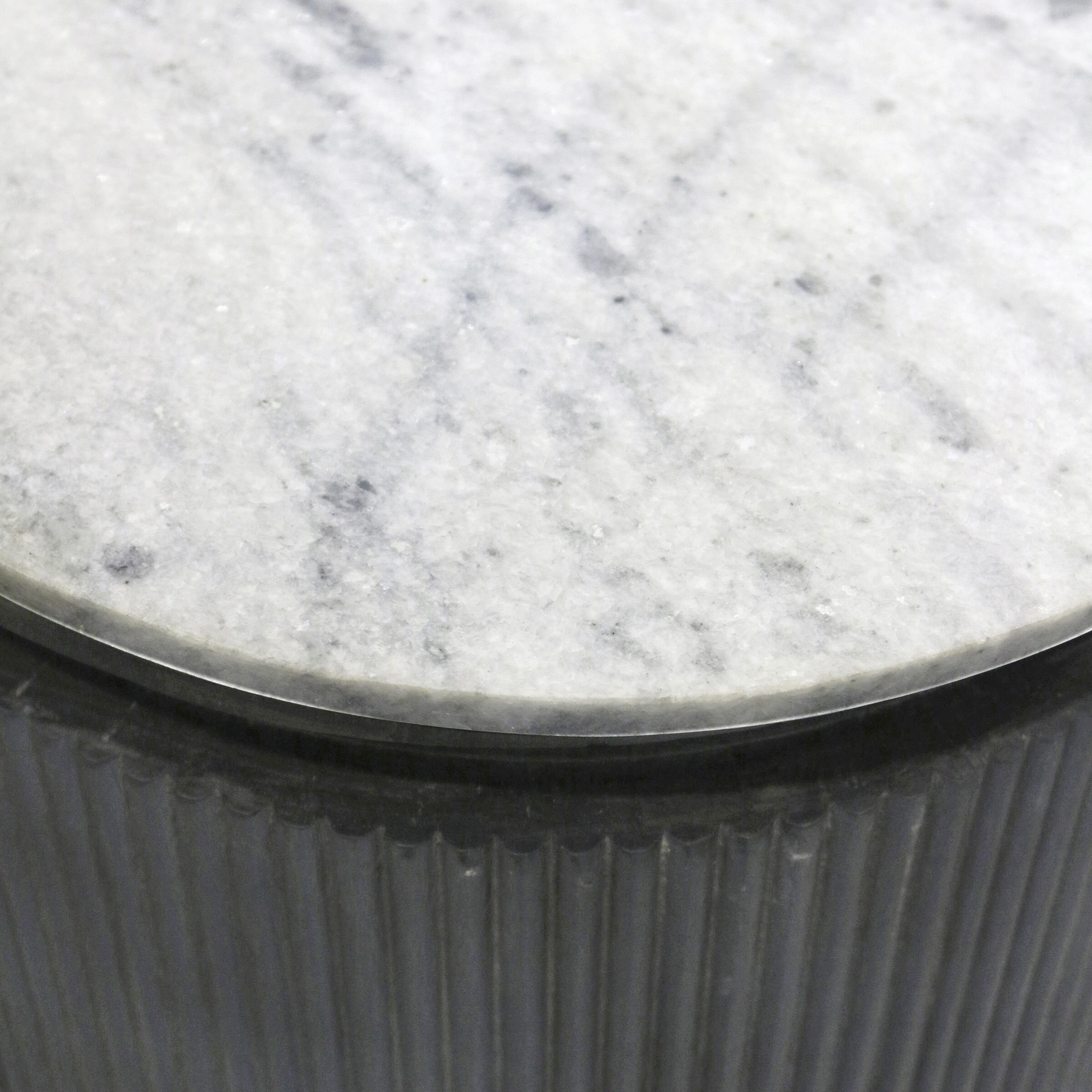 Gemma 64 X 19 inch White and Charcoal and Black Sideboard