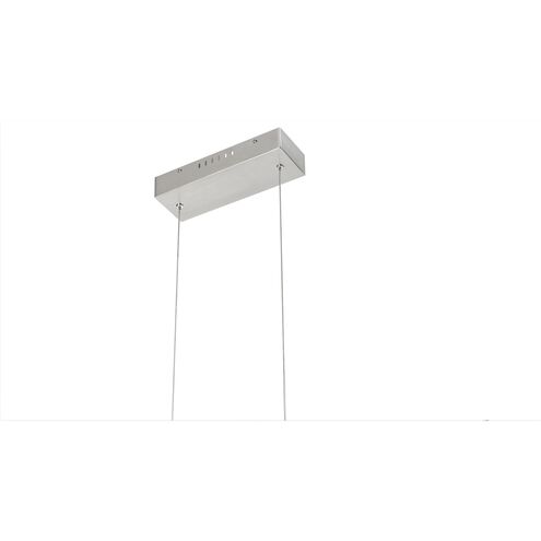 Colmar LED 33 inch Rubber Wood Island Light Ceiling Light
