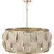 Willa 6 Light 32 inch Matte Brass Pendant Ceiling Light