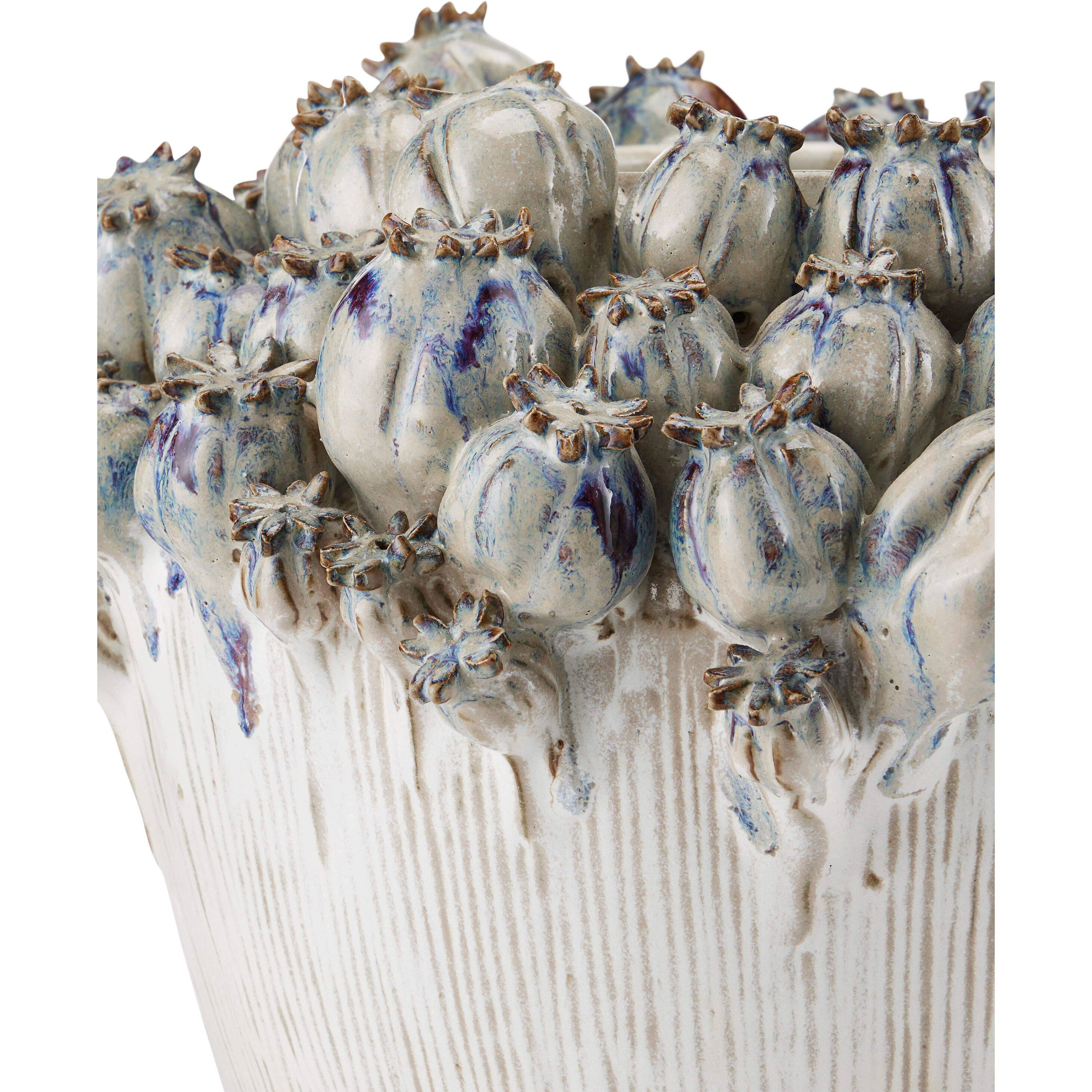 Poppy Pod Crown 12.25 X 11.25 inch Vase, Medium