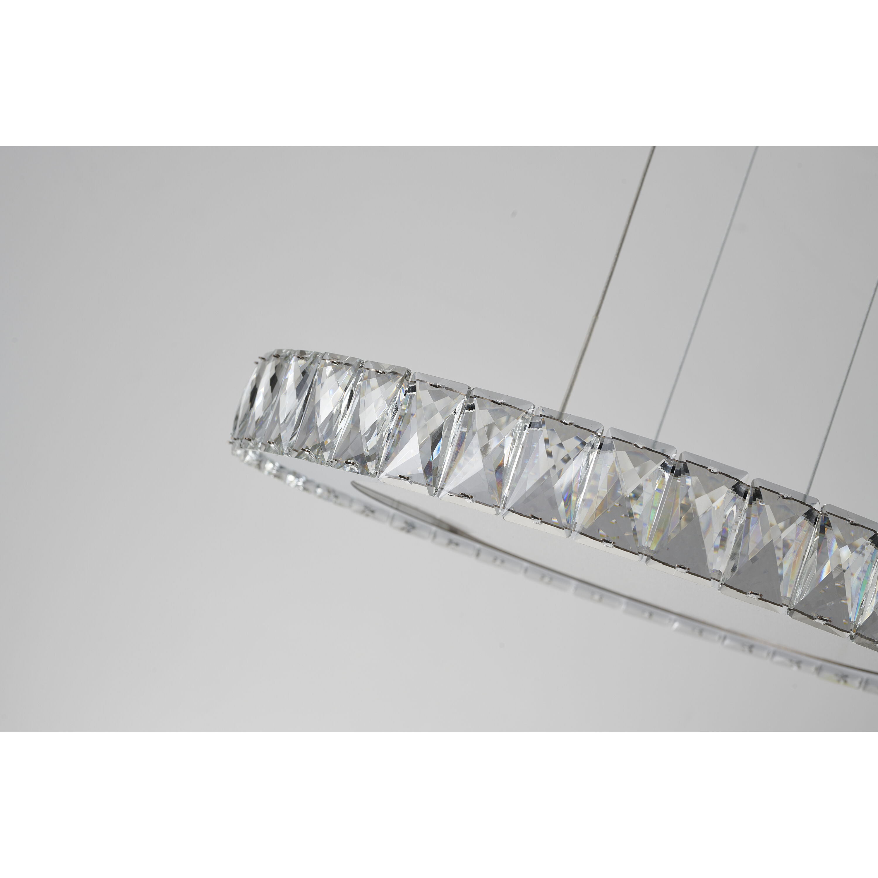 Canada LED 20.4 inch Chrome Chandelier Ceiling Light