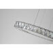 Canada LED 20.4 inch Chrome Chandelier Ceiling Light