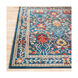 Hannibal 59 X 31 inch Dark Blue Rug, Rectangle