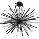 Palisades Ave. 6 Light 24 inch Black Chandelier Ceiling Light