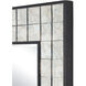 Mosaico 43.25 X 33.25 inch Ebony and Antique Mirror Mirror