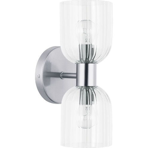 Vienna 2 Light 4.75 inch Polished Chrome Wall Sconce Wall Light