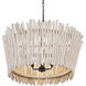 Baywood 5 Light 30 inch Textured Bronze Chandelier Ceiling Light