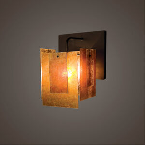 Spider Mica 1 Light 9 inch Bronze Wall Sconce Wall Light in 11