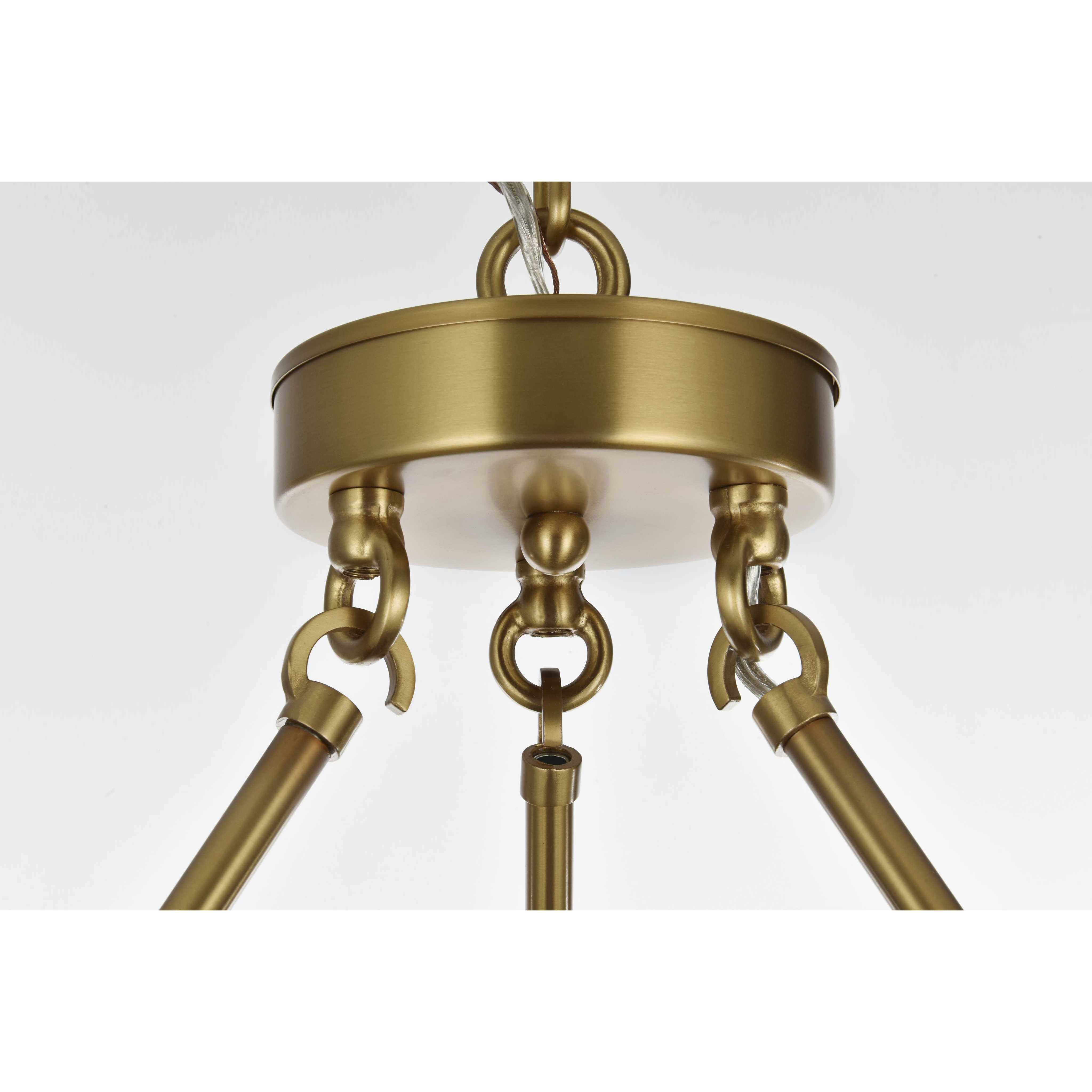 Cadence 12 Light 48 inch Satin Gold Chandelier Ceiling Light