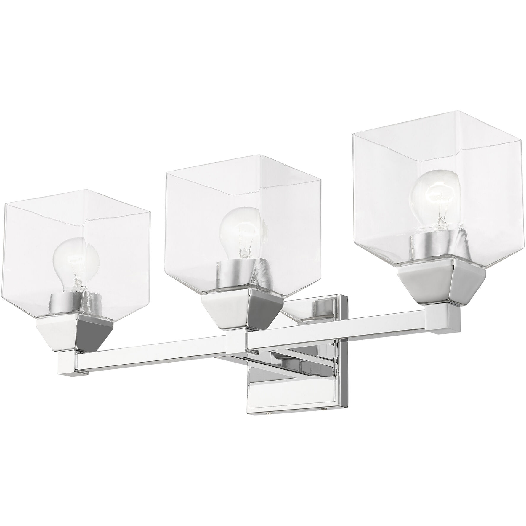 Aragon 3 Light 23 inch Polished Chrome Vanity Sconce Wall Light