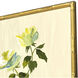 Gilded Garden II Pink and Blue and Green and White Framed Art, The Studio