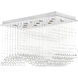 Twinkle 11 Light 20 inch Chrome Flush Mount Ceiling Light