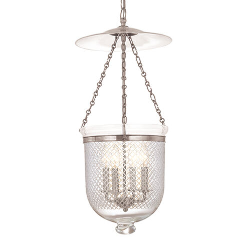 Hampton 4 Light 14.5 inch Polished Nickel Pendant Ceiling Light in C2