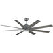 Levon Custom 1 Light Galvanized Fan Light Kit