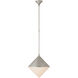 AERIN Sarnen LED 15.25 inch Burnished Silver Leaf Pendant Ceiling Light, Medium