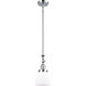 Franklin Restoration Cone 1 Light 6 inch Polished Chrome Mini Pendant Ceiling Light in Incandescent, Matte White, Franklin Restoration
