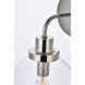 Hanson 1 Light 9 inch Polish Nickel Bath Sconce Wall Light