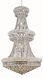 Primo 32 Light 30 inch Chrome Foyer Ceiling Light in Royal Cut
