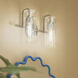 Niccol 2 Light 14 inch Polished Nickel Vanity Light Wall Light