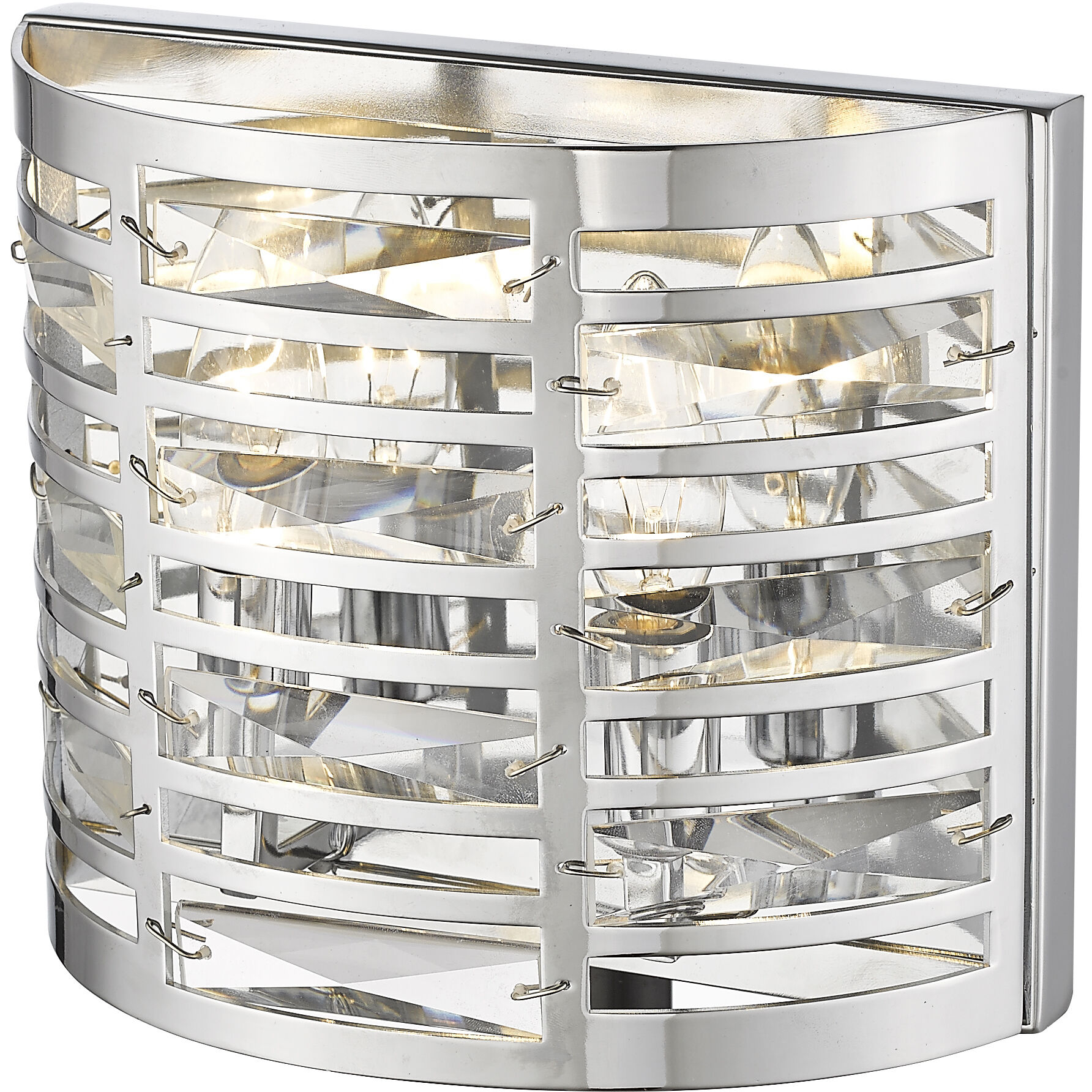 Cronise 2 Light 9.75 inch Chrome Wall Sconce Wall Light