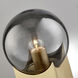 Oksena 11 inch 25.00 watt Gold Accent Lamp Portable Light