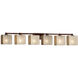 Fusion LED 50.5 inch Dark Bronze Vanity Light Wall Light in 4200 Lm LED, Rectangle, Mercury Fusion