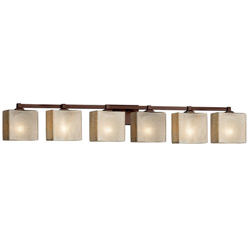 Fusion LED 50.5 inch Dark Bronze Vanity Light Wall Light in 4200 Lm LED, Rectangle, Mercury Fusion
