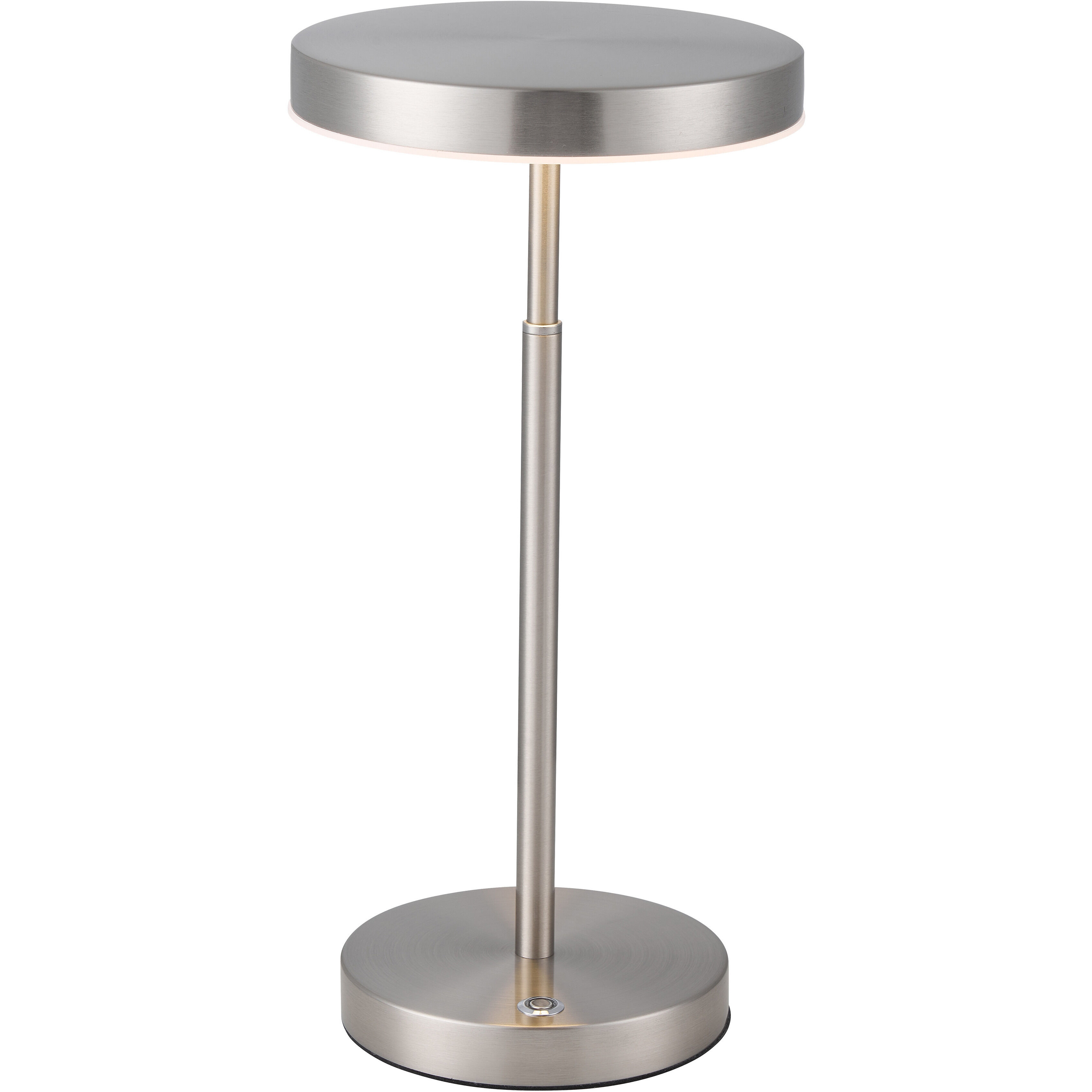 Francine 15.75 inch 10 watt Satin Nickel Table Lamp Portable Light