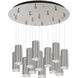 Cameo Multi Pendant Ceiling Light in Brushed Nickel