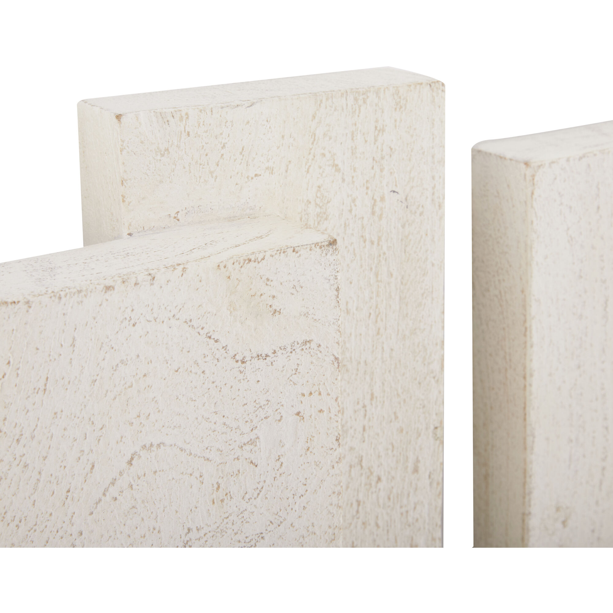 Pierson Whitewash Sandblasted Wall Plaques, Set of 3