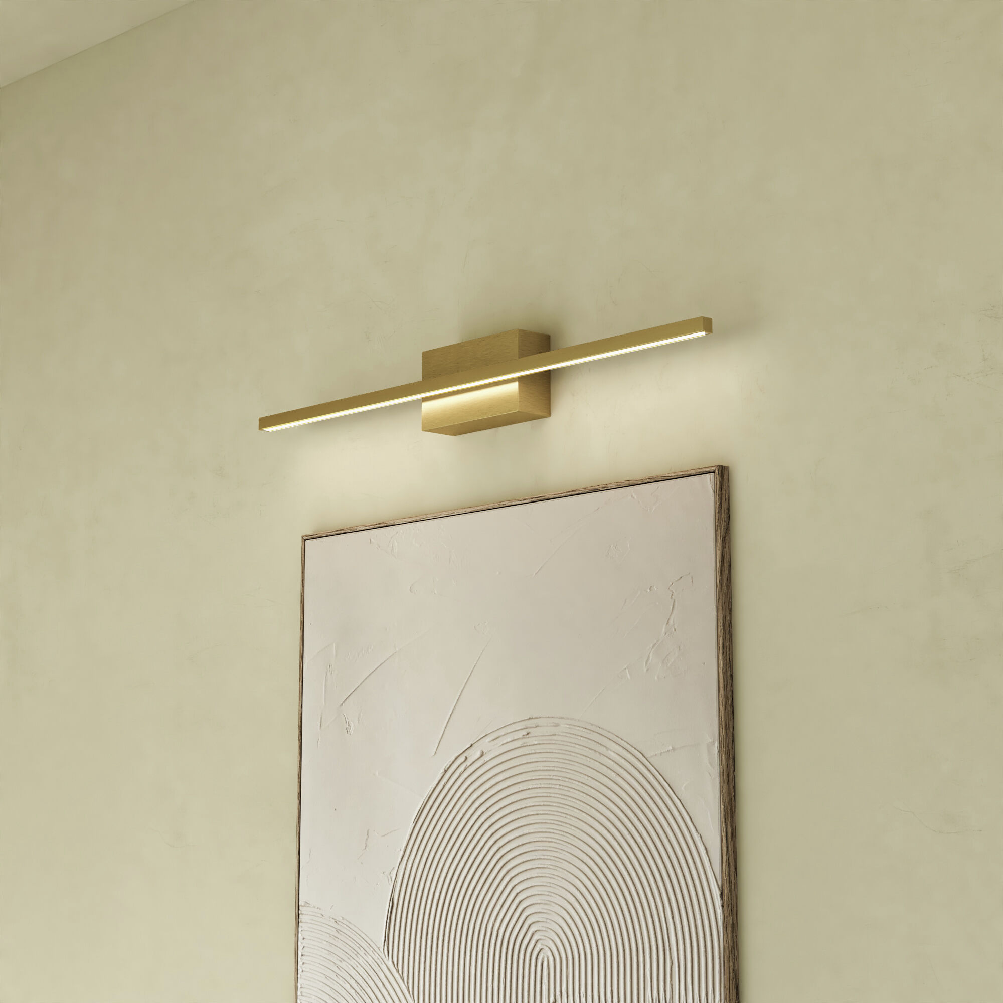 Vega Minor Vanity Light Wall Light in Brushed Gold