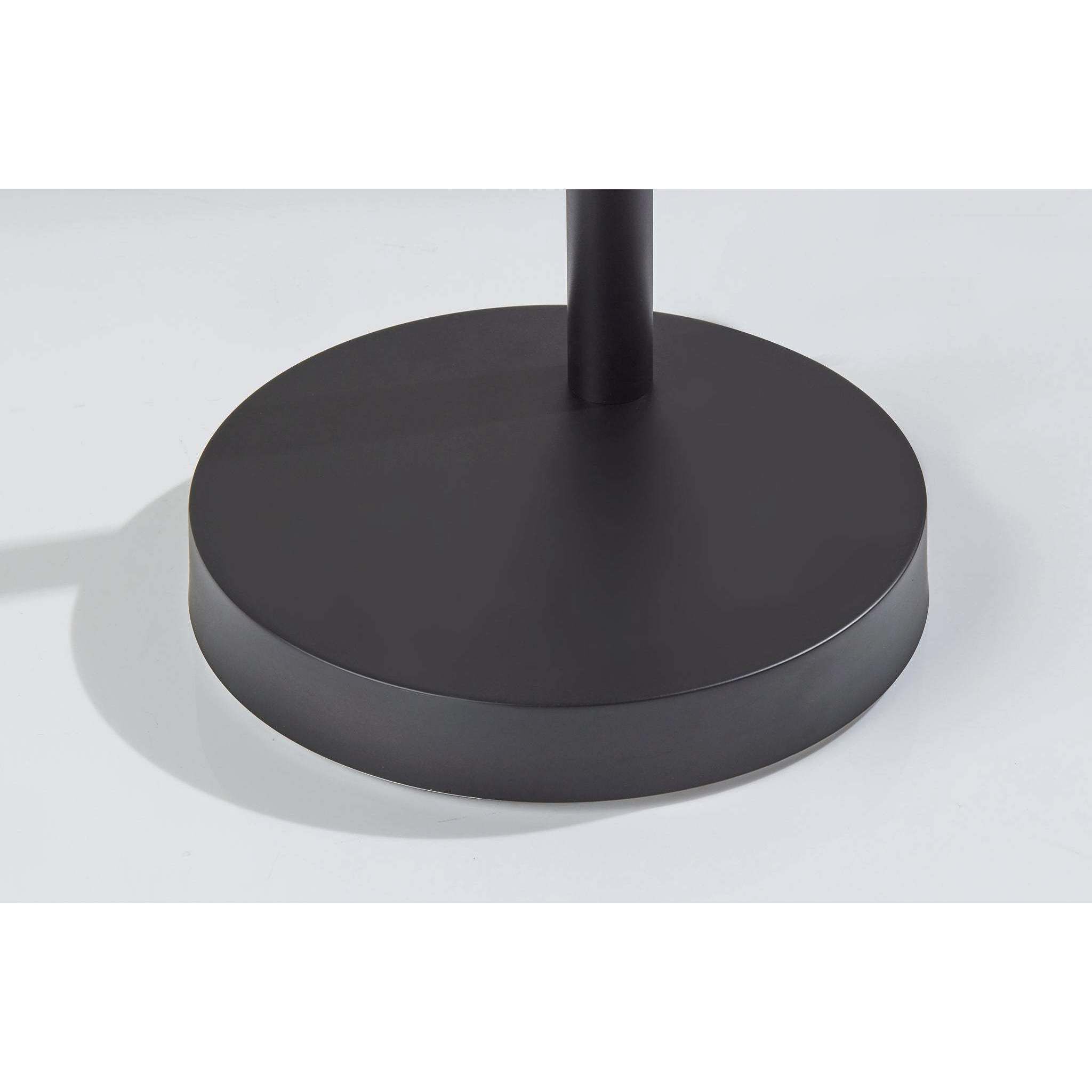 Oscar 82 inch 40.00 watt Black and Antique Brass Arc Lamp Portable Light, 3-Arm