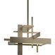 Planar LED 12.1 inch Soft Gold Pendant Ceiling Light, Small