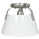 Jepson 1 Light 9.50 inch Semi-Flush Mount