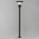 Alumilux Bollard 12 12.00 watt Black Outdoor Pathway Light