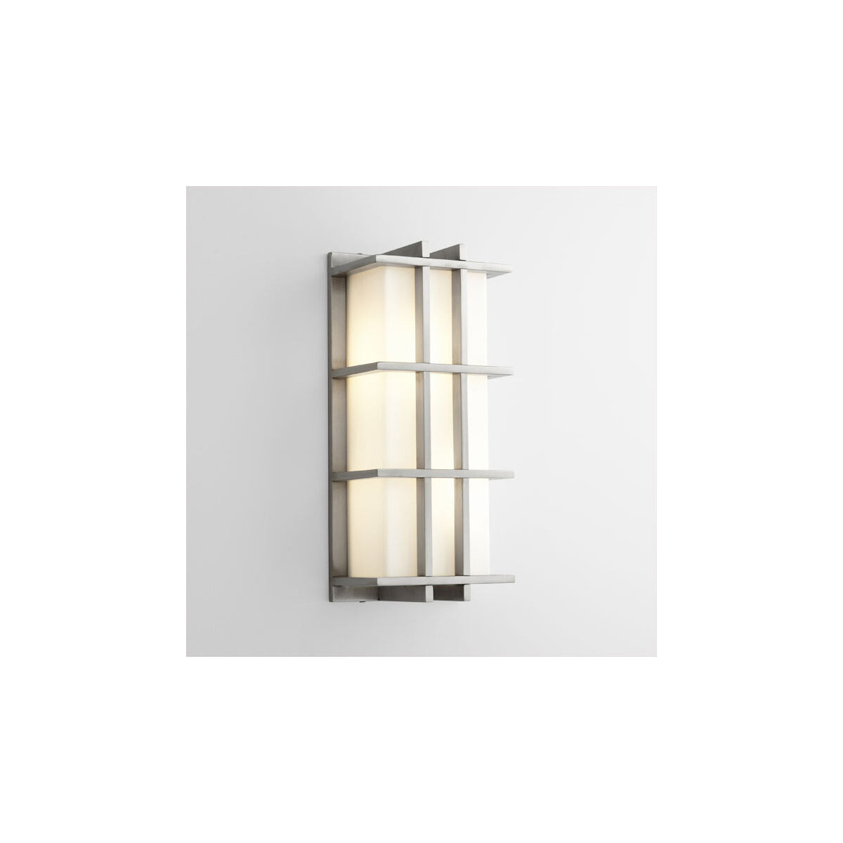 Telshor 1 Light 17 inch Satin Nickel Outdoor Wall Sconce
