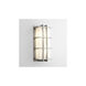 Telshor 1 Light 17 inch Satin Nickel Outdoor Wall Sconce