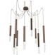 Axis XL LED 11 inch Burnished Bronze Swag Multi-Pendant Ceiling Light
