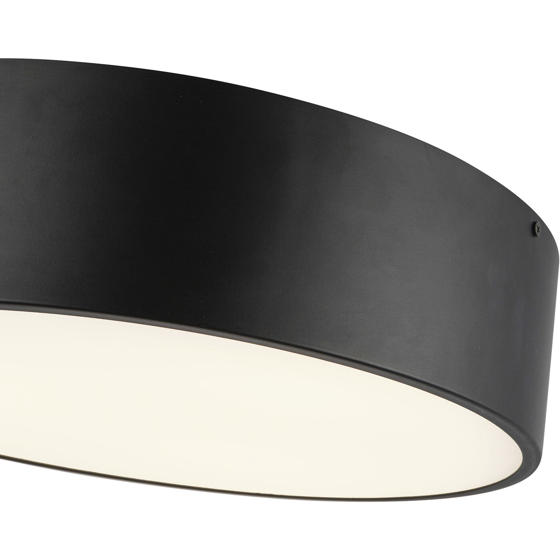Alora Mood Brisbane 3 Light 16 inch Matte Black Flush Mount Ceiling Light