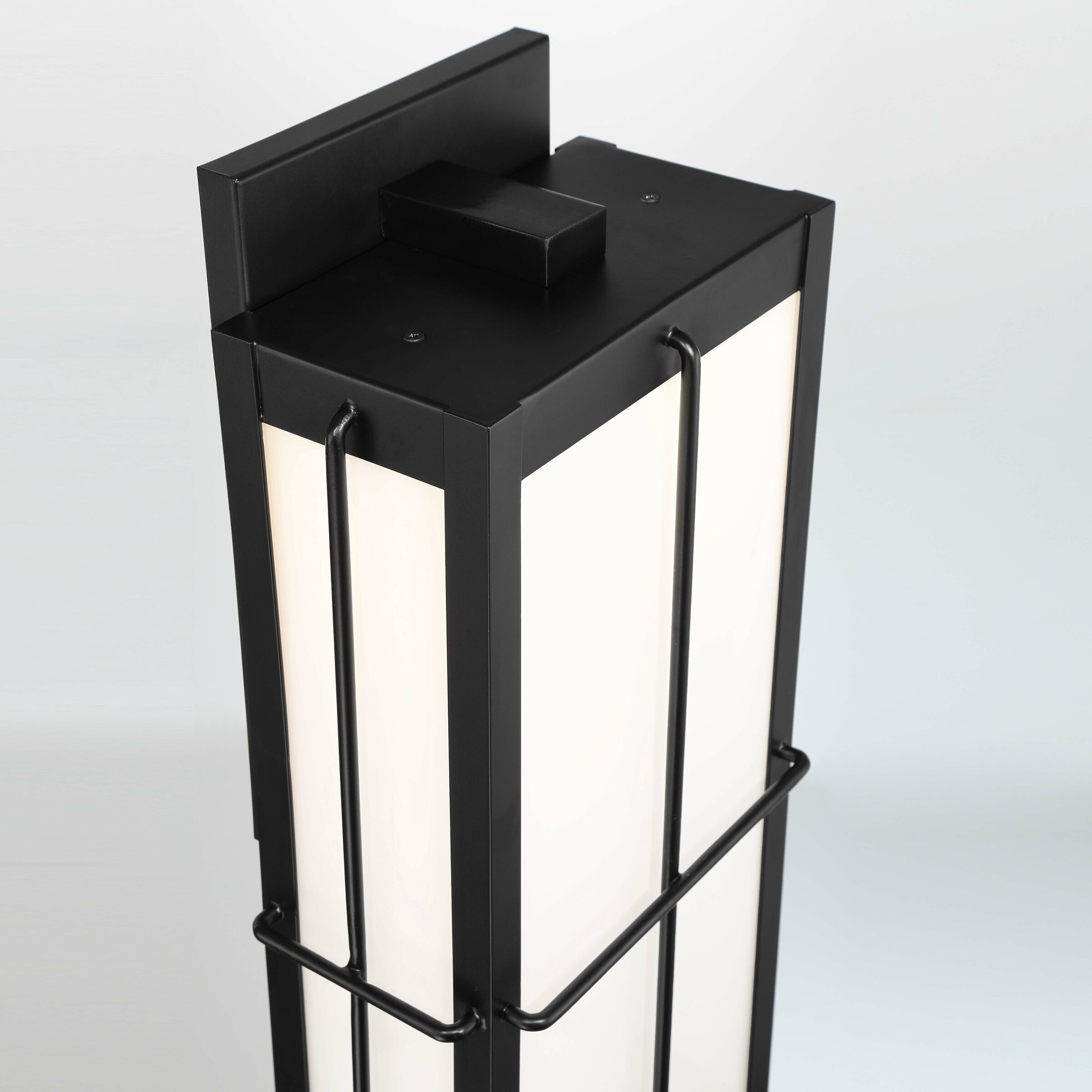 Bensa LED 23.75 inch Black Outdoor Wall Sconce
