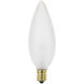 Lumos Incandescent BA9 1/2 Candelabra E12 25 watt 130V 2700K Light Bulb