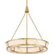 Velaris LED 24 inch Legacy Brass Pendant Ceiling Light