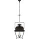 Chapman & Myers Holborn 4 Light 14 inch Aged Iron Lantern Pendant Ceiling Light, Small