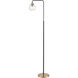 Boudreaux 64 inch 60 watt Aged Brass Floor Lamp Portable Light
