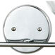 Glenolden 2 Light 16 inch Polished Chrome Vanity Light Wall Light