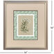 Green Botanical Green and Brown and Beige and Multi Framed Art, Propac